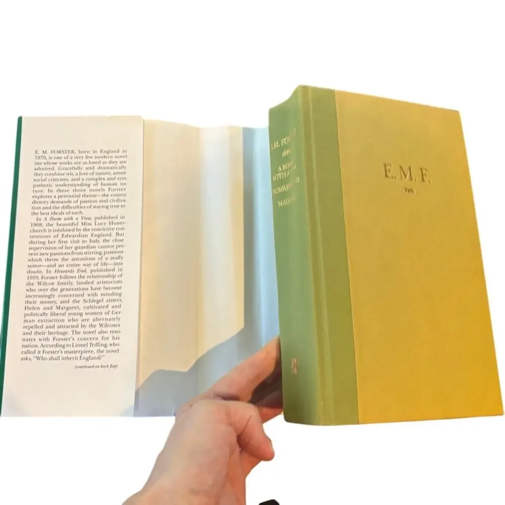 E. M. Forster Trilogy: A Room with a View, Howards End, Maurice 1971 HC/DJ